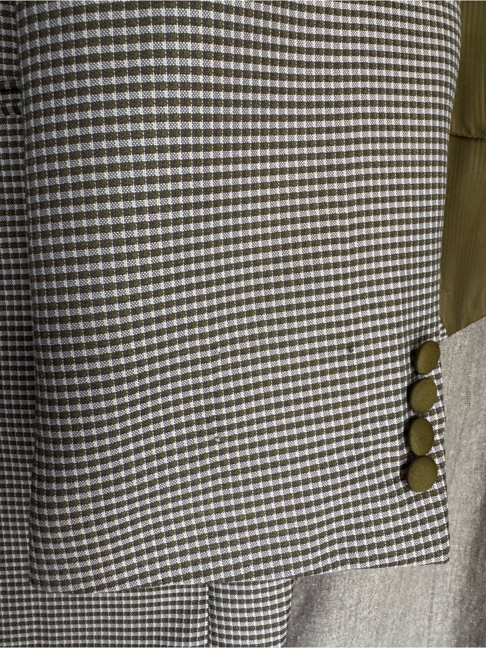EJ Samuel Italy Wool Suit Mens 48R Super 150s Houndstooth 3 Piece Pants W42x32 - Picture 13 of 13